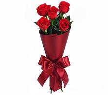 Букет 5 Красных роз Эдлесс Лав в Усинске