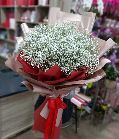 Букет цветов из: Гипсофила в Усинске