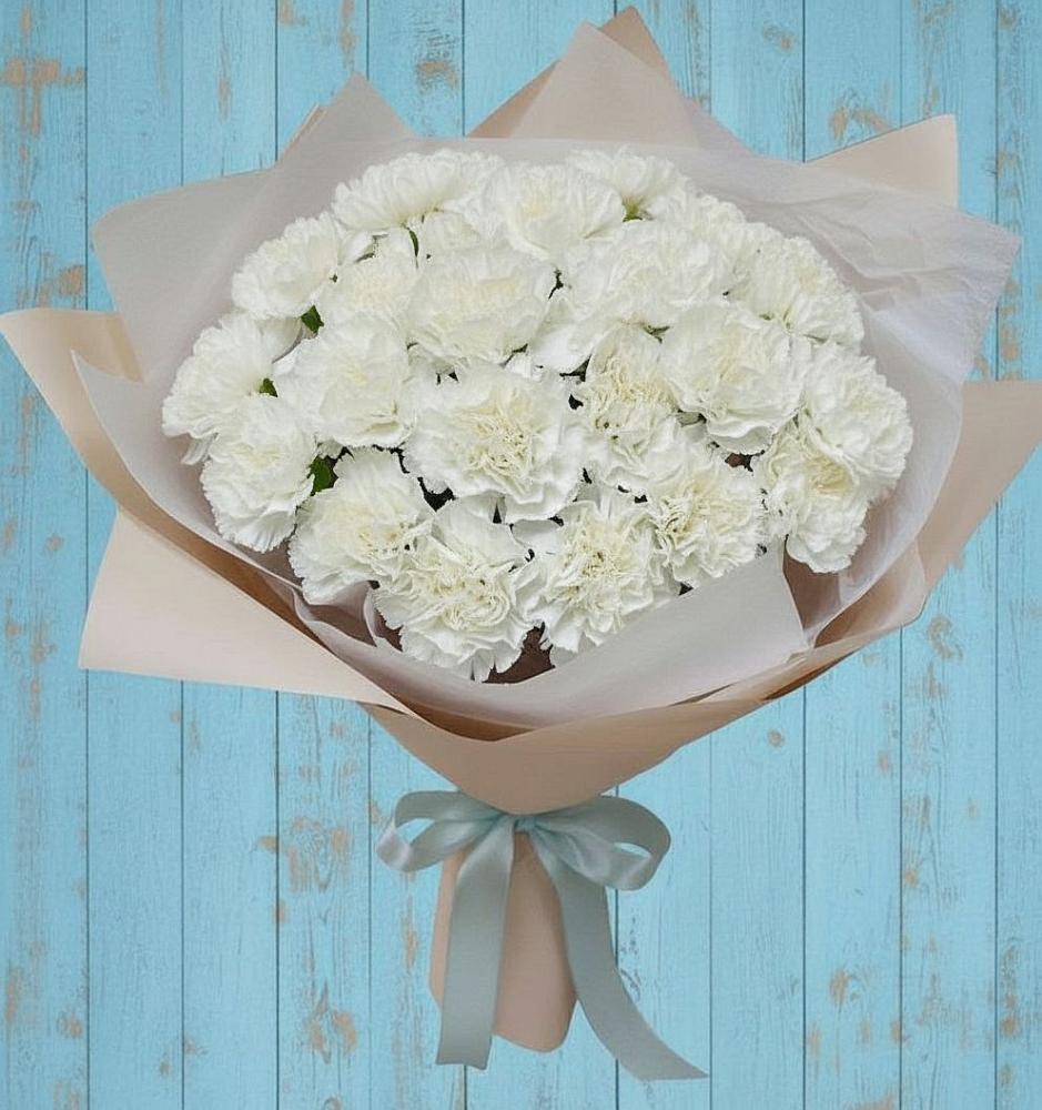 Букет цветов из: Гвоздики в Усинске