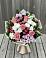 Букет цветов из: Альстромерии, Гвоздики, Розы и Хризантемы в Усинске