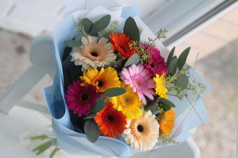 Букет цветов из: Герберы в Усинске