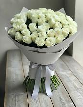 Букет 35 Белых роз #REPLACE_PRED# Усинске