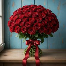 Букет Красные розы Блэк Меджик в Усинске