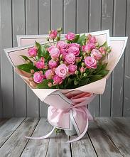 Букет Розовый кустик в Усинске