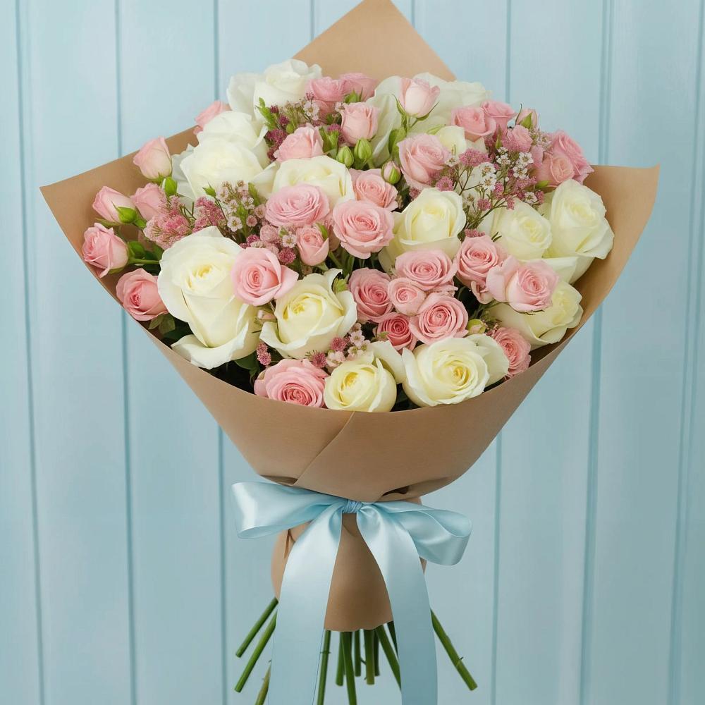 Букет цветов из: Розы в Усинске