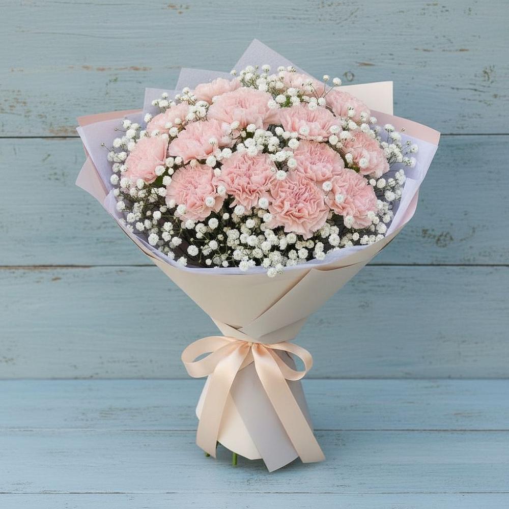 Букет цветов из: Гвоздики в Усинске