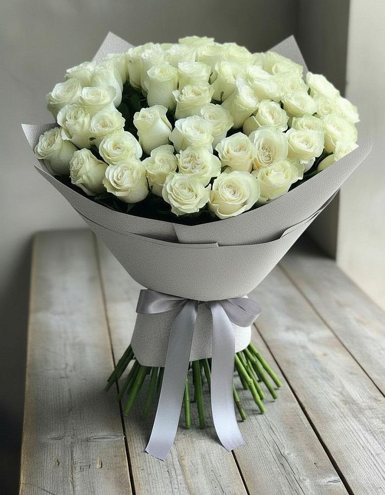 Букет 35 Белых роз в Усинске