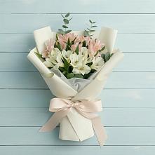 Букет цветов из:  Альстромерии #REPLACE_PRED# Усинске