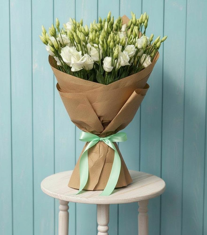 Букет цветов из: Лизиантусы в Усинске