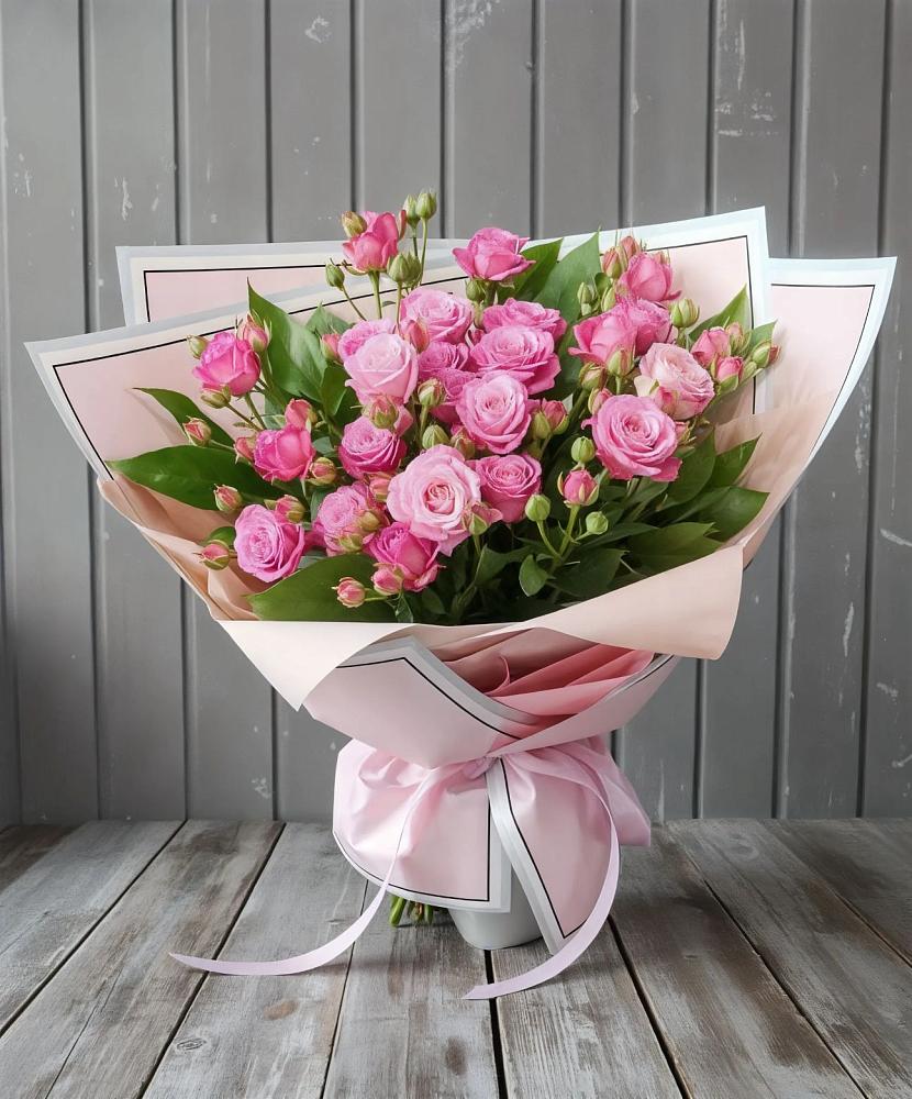 Букет Розовый кустик в Усинске