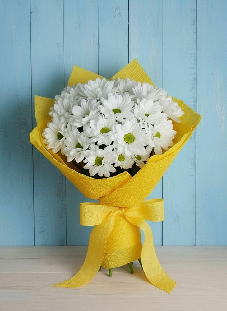 Букет цветов из: Хризантемы в Усинске