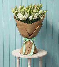 Букет цветов из:  Лизиантусы в Усинске