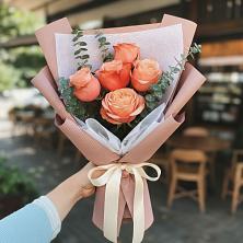 Букет цветов из:  Розы в Усинске