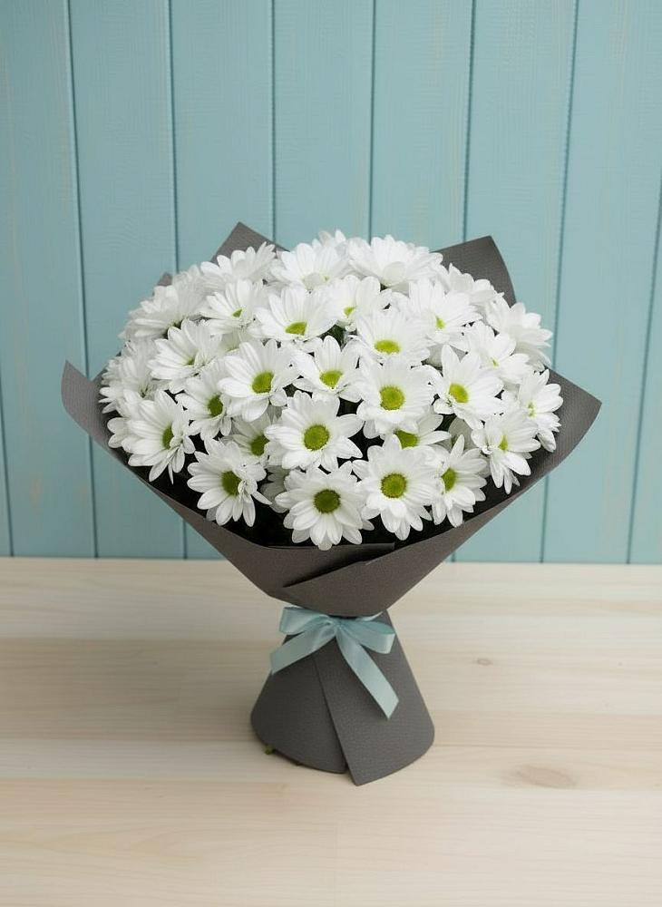 Букет цветов из: Хризантемы в Усинске