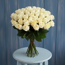 Букет 51 Белая роза Эдлесс Лав #REPLACE_PRED# Усинске