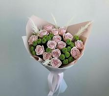 Букет цветов из:  Розы и Хризантемы в Усинске