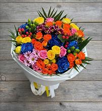 Букет цветов из:  Розы и Хризантемы #REPLACE_PRED# Усинске