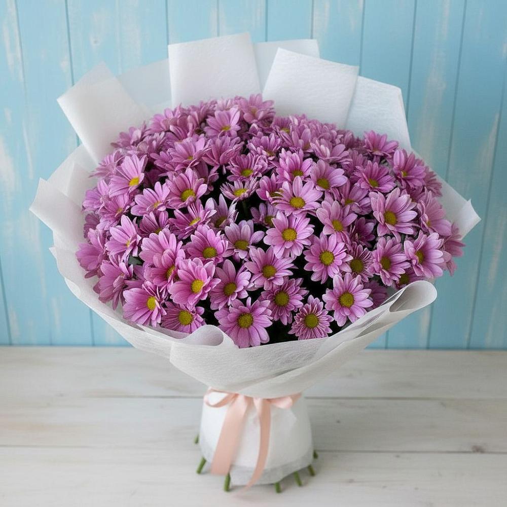 Букет цветов из: Хризантемы в Усинске
