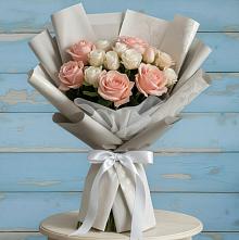 Букет цветов из:  Розы в Усинске