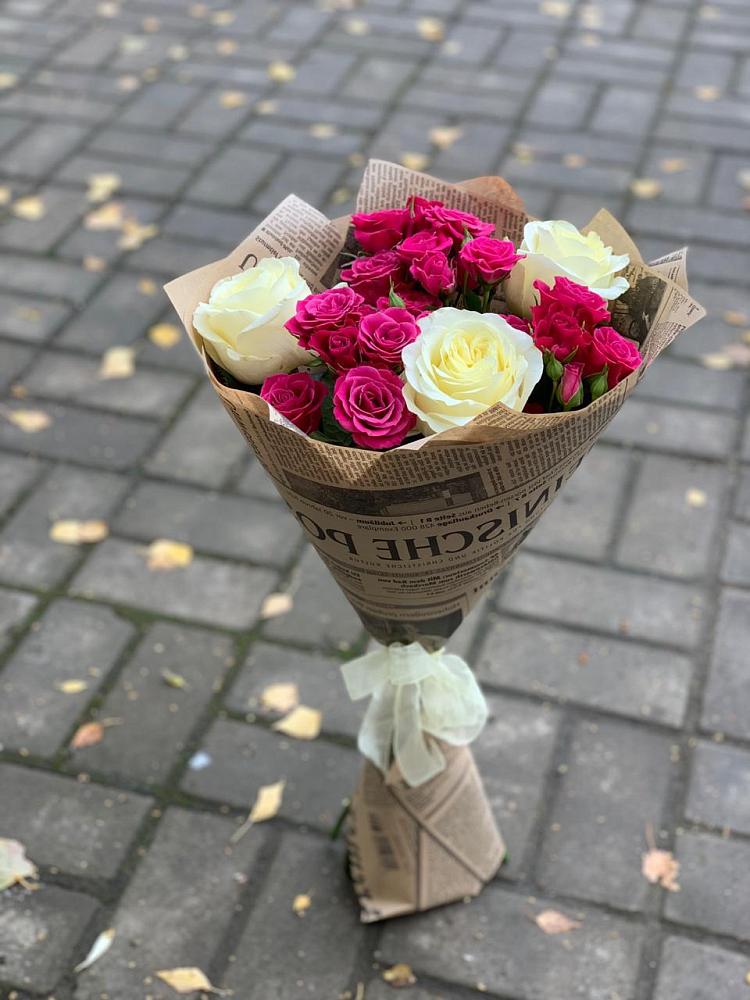 Букет цветов из: Розы в Усинске