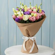 Букет цветов из:  Лизиантусы в Усинске