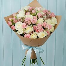 Букет цветов из:  Розы в Усинске